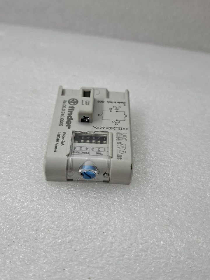 86.00.0.240.0000 Finder Multi-Function Timer Module 12V-240V AC/DC coil
